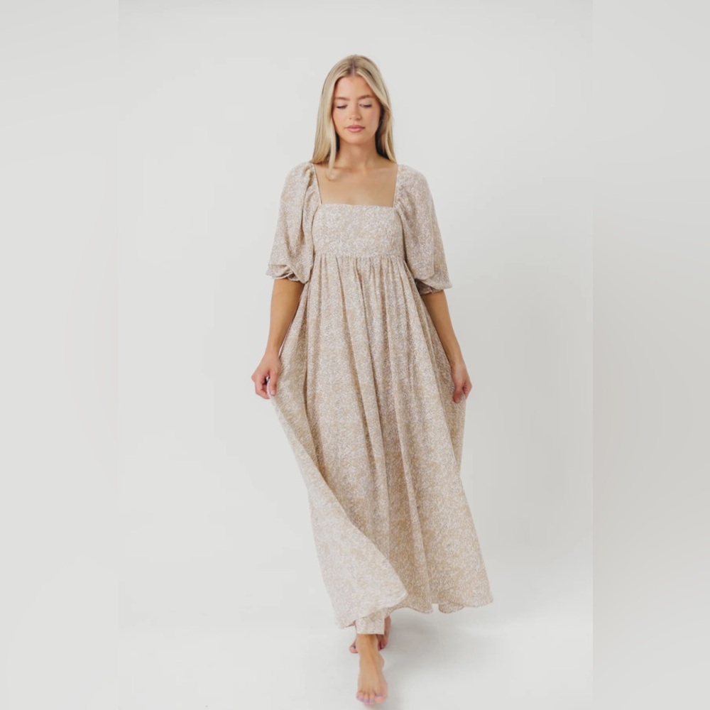 WORTH Collective “Love Story” Maxi Dress (bump friendly)